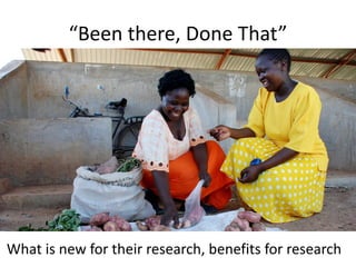 Presenting gender research to a scientific audience