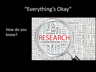 Presenting gender research to a scientific audience