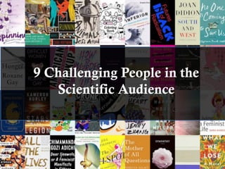 Presenting gender research to a scientific audience