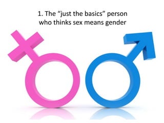 Presenting gender research to a scientific audience