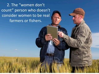 Presenting gender research to a scientific audience