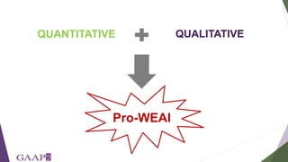 Women's empowerment in agriculture index (WEAI): incorporating gender and mixed methods into nutrition research
