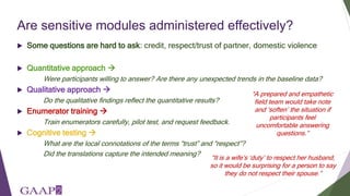 Women's empowerment in agriculture index (WEAI): incorporating gender and mixed methods into nutrition research