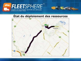 État du déploiement des ressources

 