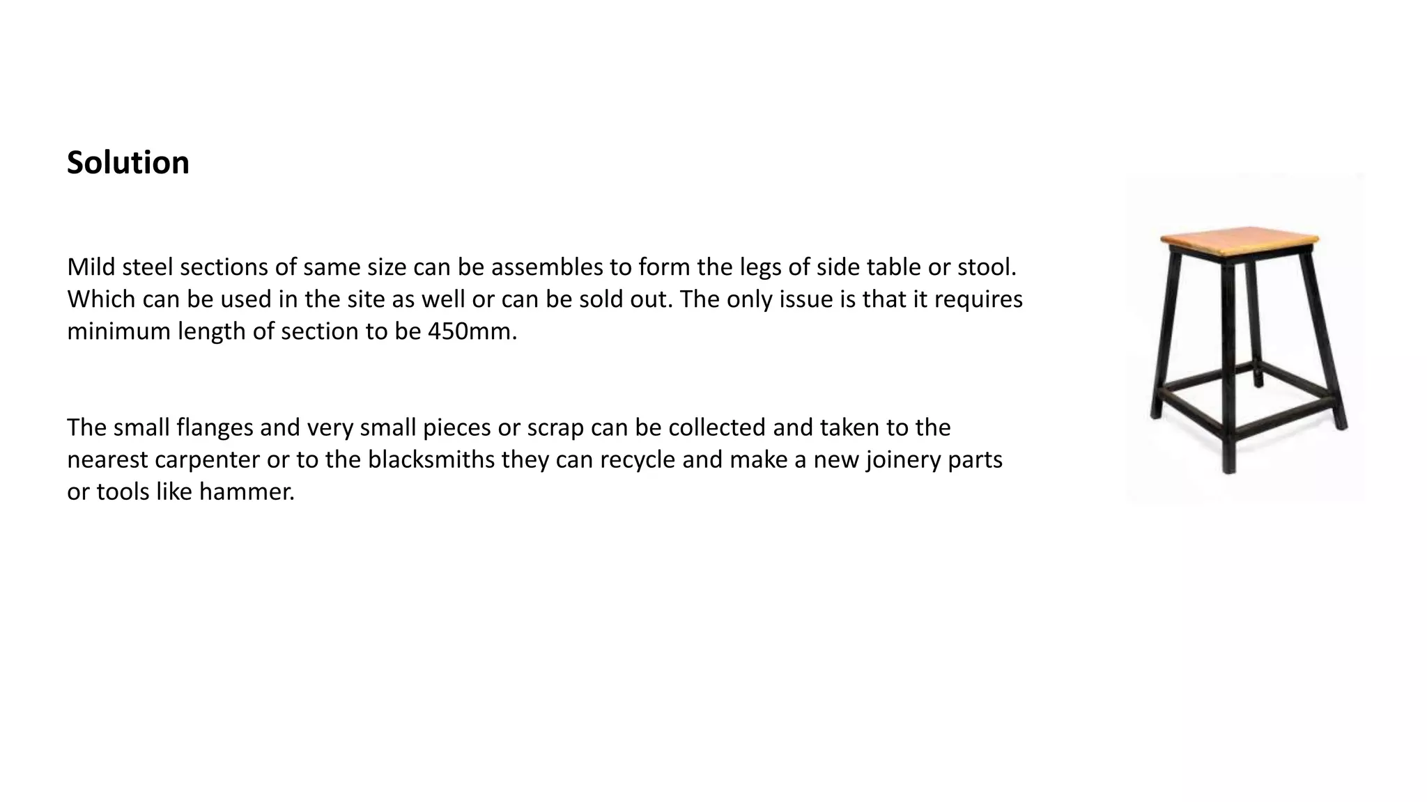 construction and demolition waste (steel)