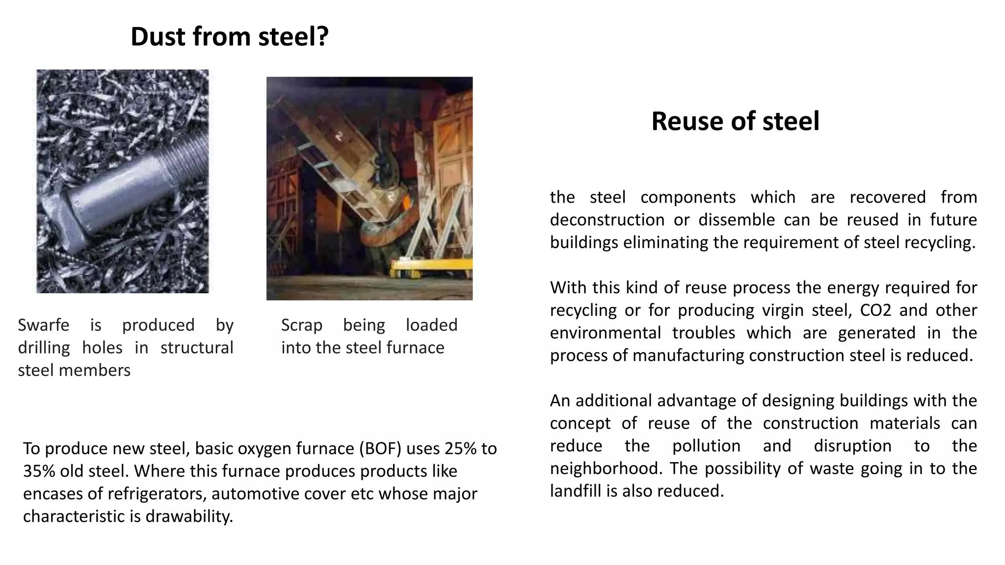 construction and demolition waste (steel)