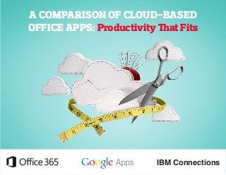 A COMPARISON OF CLOUD-BASED 
OFFICE APPS: Productivity That Fits 
IBM Connections 
 