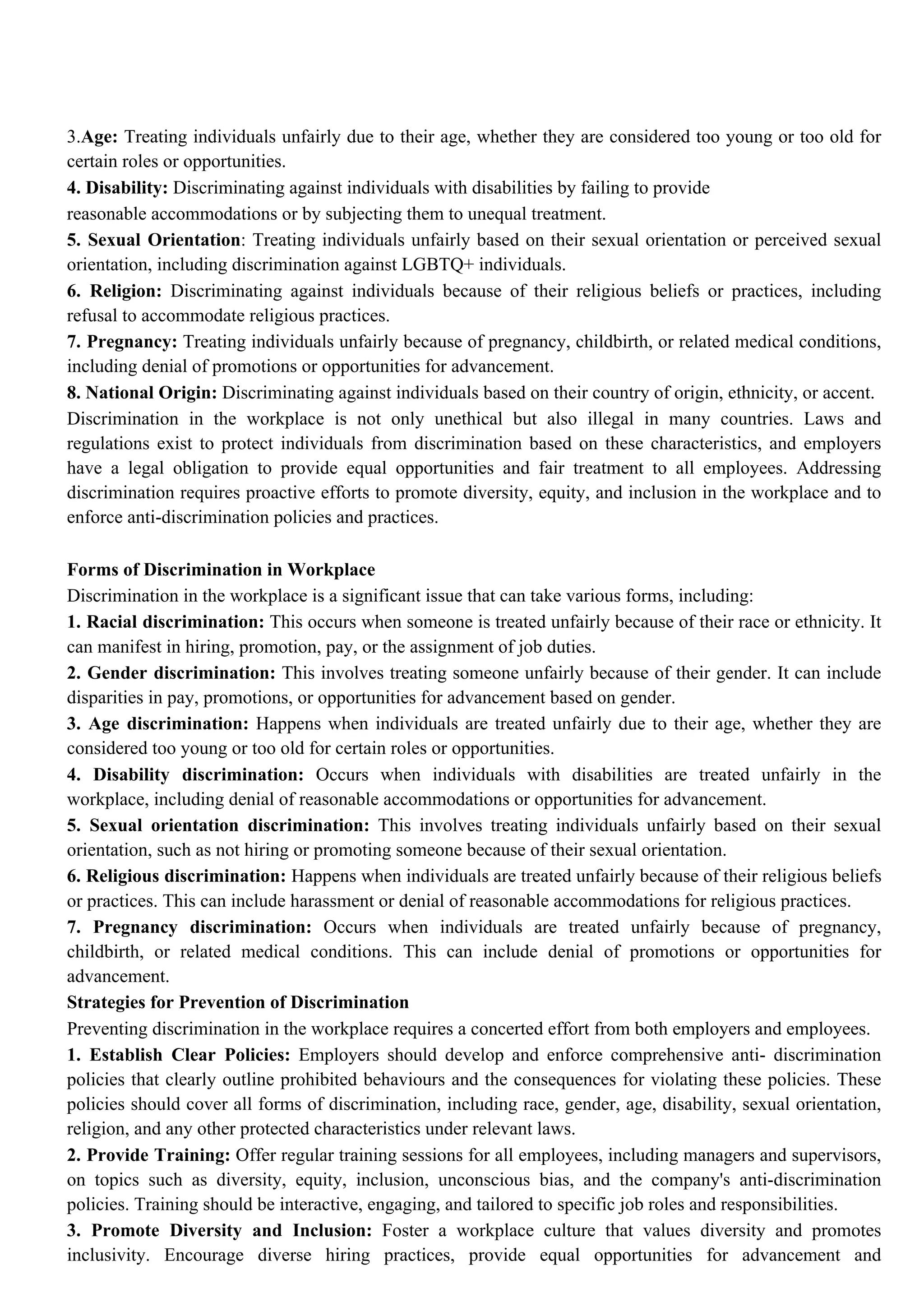 CULTURAL DIVERSITY AT WORKPLACE NOTES PDF UNIT 2 visual data 3