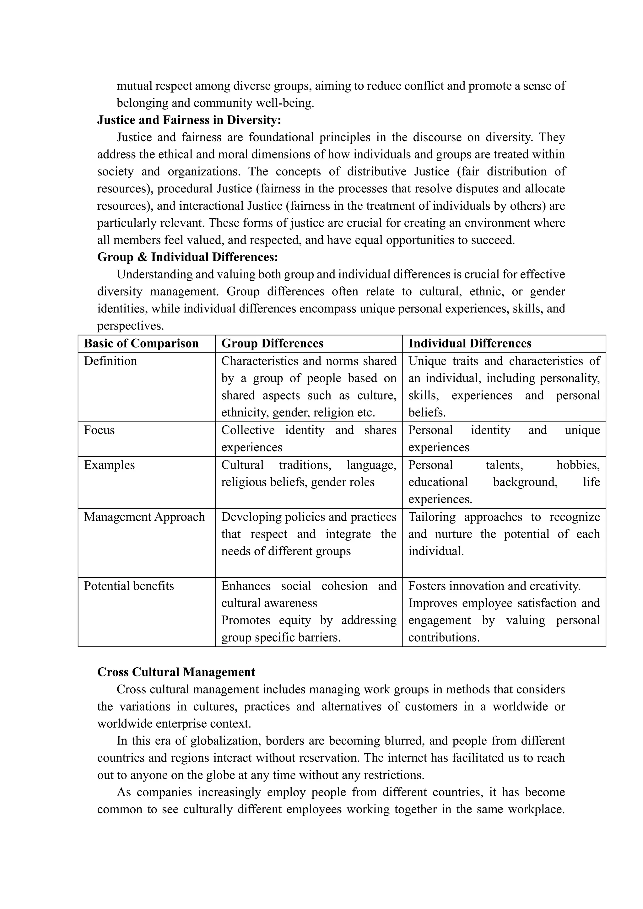 CULTURAL DIVERSITY AT WORKPLACE NOTES PDF UNIT 4 visual data 5