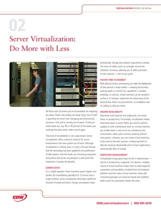 Cdw Virtualization | PDF | Cloud Computing | Internet