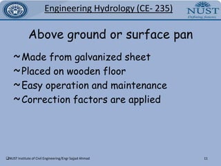 Above ground or surface pans