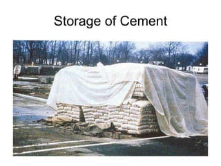 Storage of Cement
 
