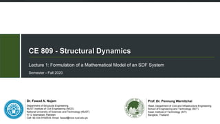 Comprehensive Structural Dynamics: Modeling and Equation of Motion for ...