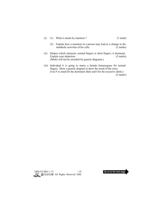 Ce Biology 2002 Paper1(E)