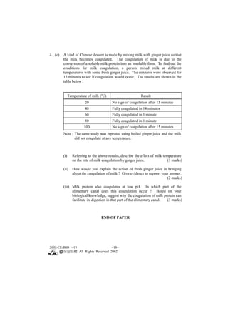 Ce Biology 2002 Paper1(E)