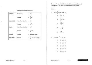 Ce Maths 2000 Paper2(E)