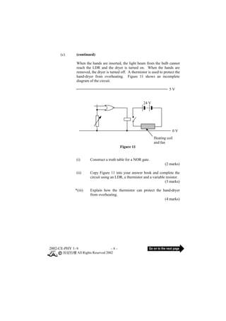 Ce Physics 2002 Paper1(E) | PDF