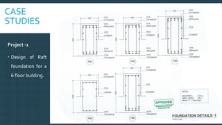 CASE
STUDIES
Project -1
 Design of Raft
foundation for a
6 floor building.
Sadat Ali Khan, The Maldives National University
 