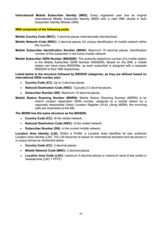Imsi Format Telecommunication systems | PDF