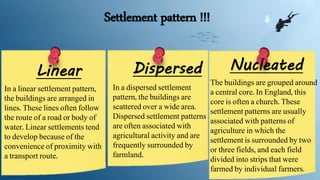 Urban Planning: Settlement size, pattern and structure as a function of ...