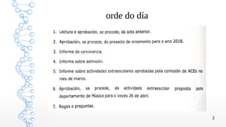 2
orde do día
 