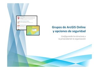 ArcGIS Online - Conferencia Esri España 2012