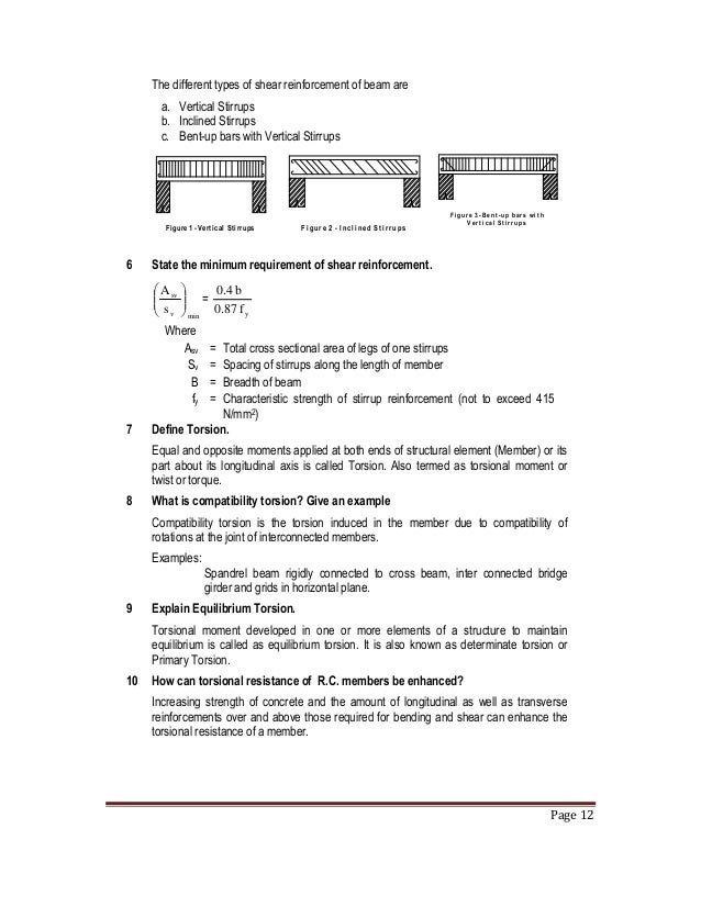 Design Rc Elements | ce1302 design of rc elements Design Rc Elements | ce1302 design of rc elements