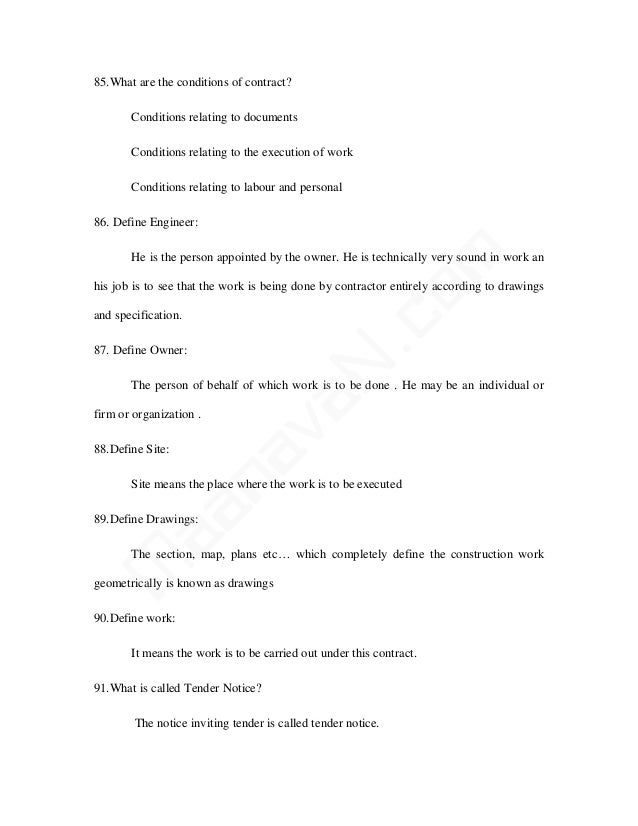 estimate terms and conditions