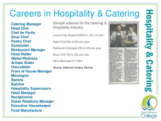 careers in hospitality