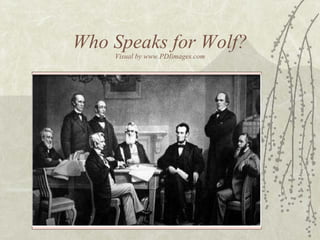 Who Speaks for Wolf? Visual by www.PDIimages.com 