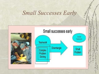 Small Successes Early 
