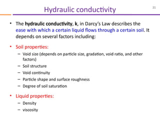 Comprehensive Overview of Water Flow and Permeability in Soil Mechanics ...