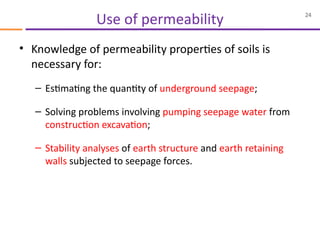 Comprehensive Overview of Water Flow and Permeability in Soil Mechanics ...