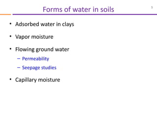 Comprehensive Overview of Water Flow and Permeability in Soil Mechanics ...