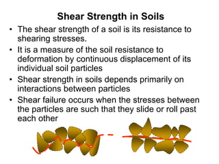 Lecture 11 Shear Strength of Soil CE240 | PDF