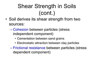Lecture 11 Shear Strength of Soil CE240 | PDF