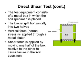 Lecture 11 Shear Strength of Soil CE240 | PDF