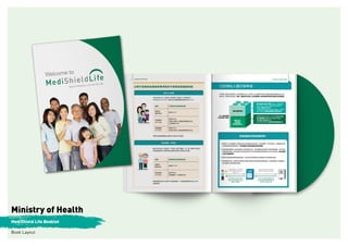 Ministry of Health
MediShield Life Booklet
Book Layout
 