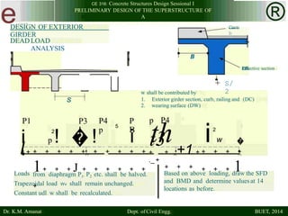 CE 316 design of RC cantilever bridge | PPTX