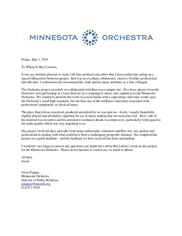 ben lifson letters of recommendation november 2015 social worker letter of recommendation