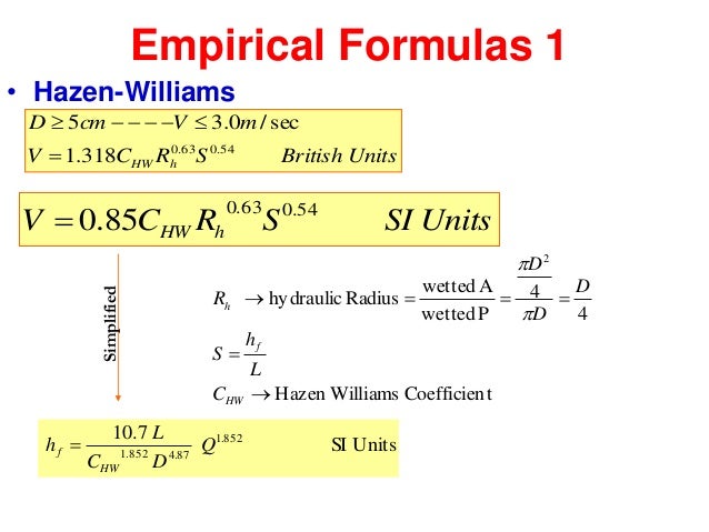 Hazen Williams Chart Pdf