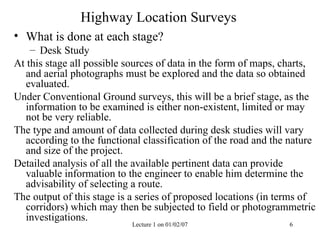 Ce 368 Highway Engineering Lecture 1 Ppt Ce 368 Highway Engineering Lecture 1 Ppt