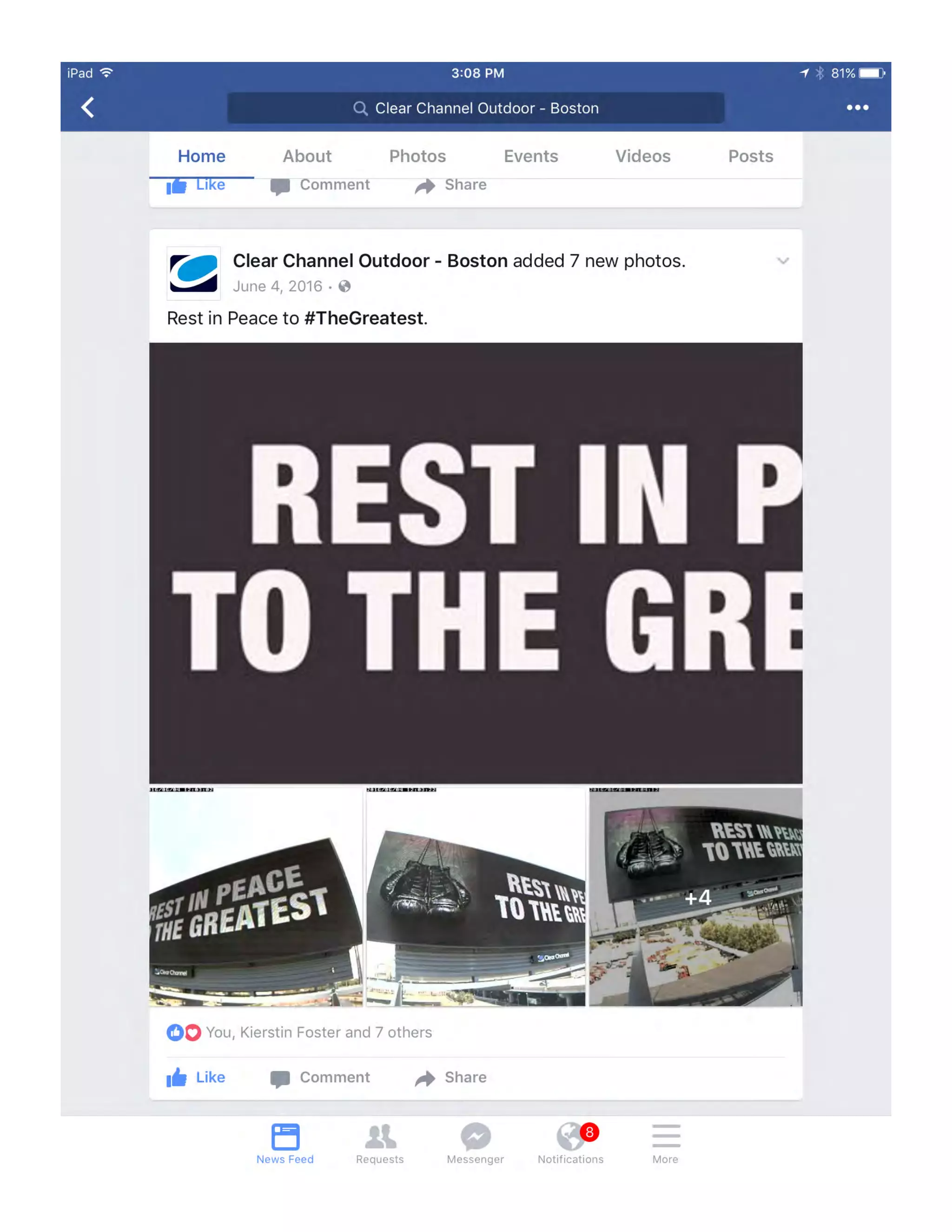 FB posts - Michael Dobson