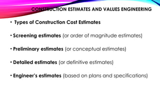 CE 413- Construction Estimates and Values Engineering.pptx