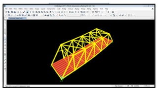 A brief introduction on Modelling of Truss Bridge in CSI bridge | PPTX