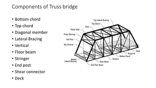 A brief introduction on Modelling of Truss Bridge in CSI bridge | PPT