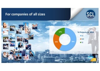 58%25%
17% %	
  Projects	
  in	
  2014
LE
ME
SE
For	
  companies	
  of	
  all	
  sizes
 
