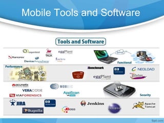Mobile Tools and Software
 