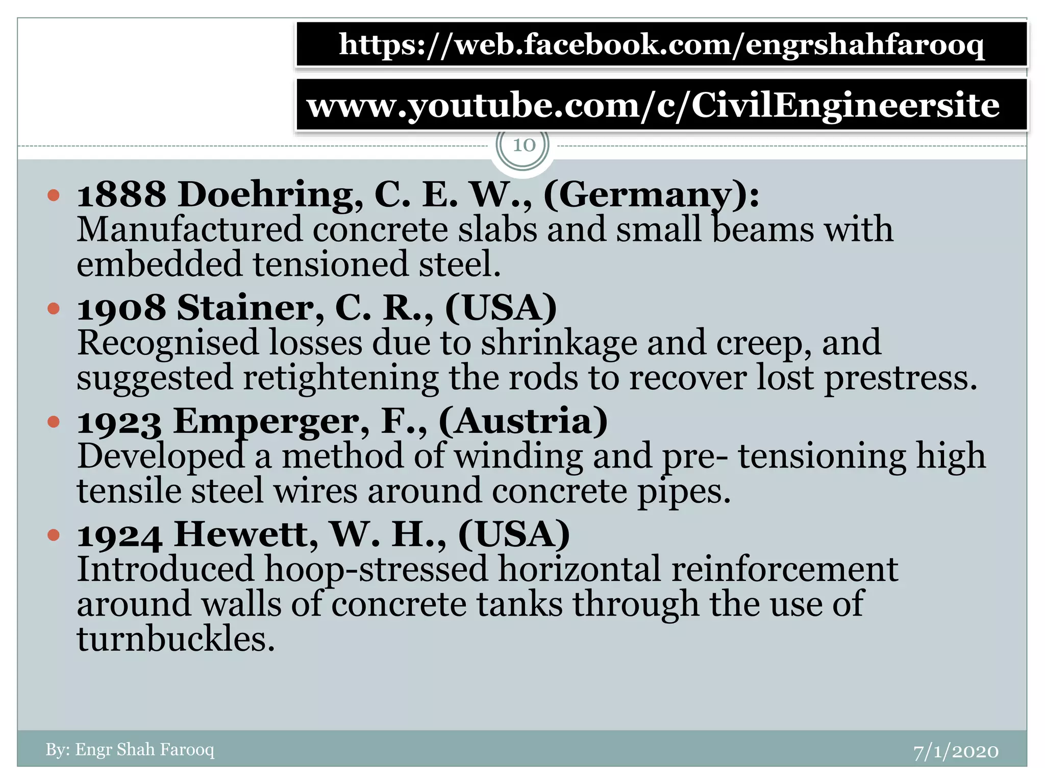 Introduction to Pre-stressed and Precast Concrete Technology | PPTX