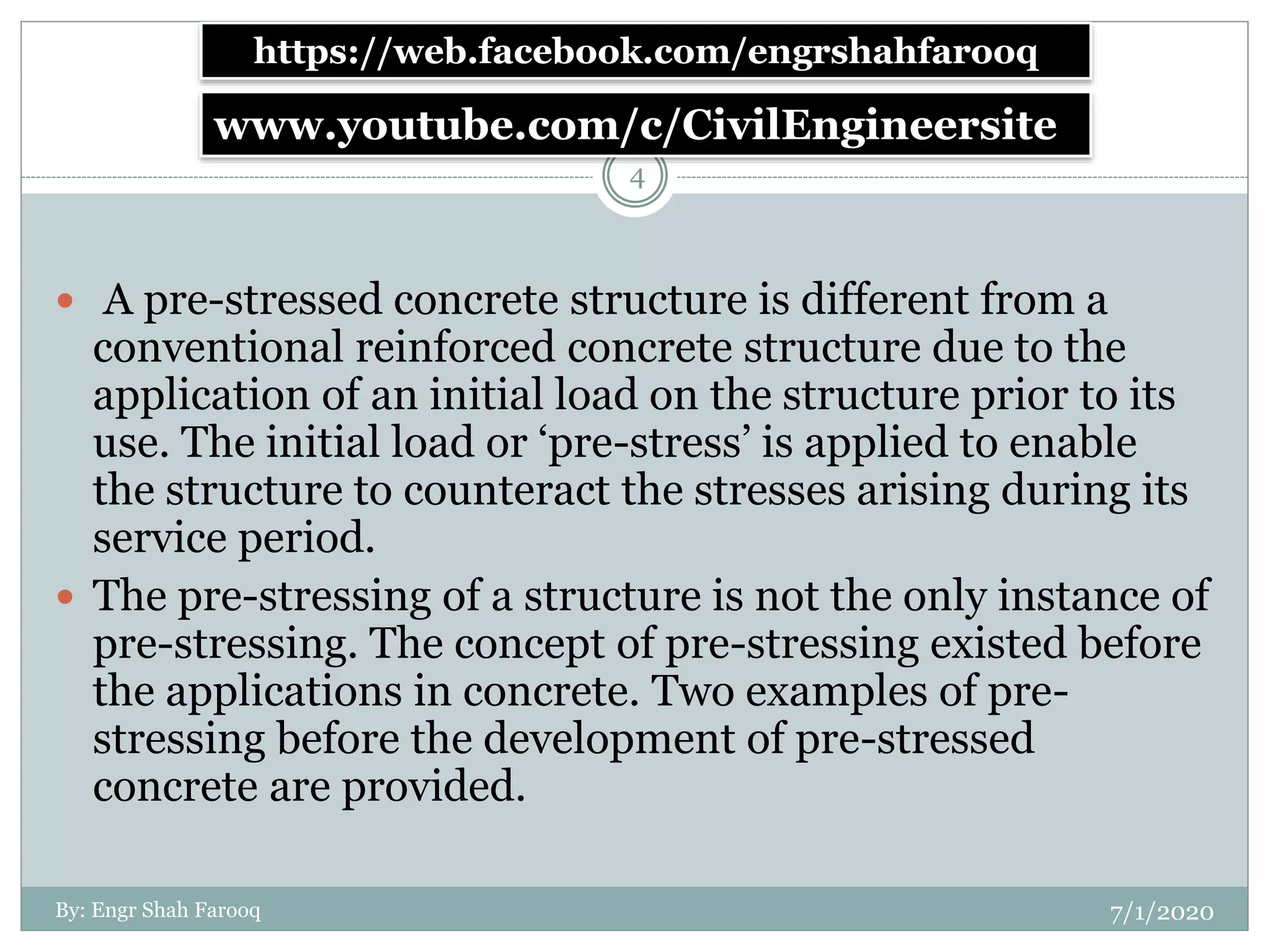 Introduction to Pre-stressed and Precast Concrete Technology | PPTX